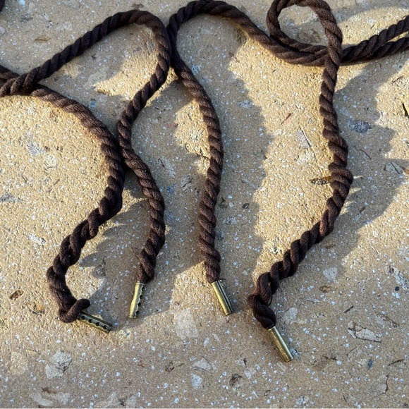 L.A.M.B. Trianna Brown Leather Lace Up Wedge Gladiator Sandals size 8 - Picture 14 of 14